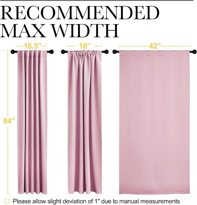 NICETOWN Vertical Blinds Window Curtain Panels - Image 7