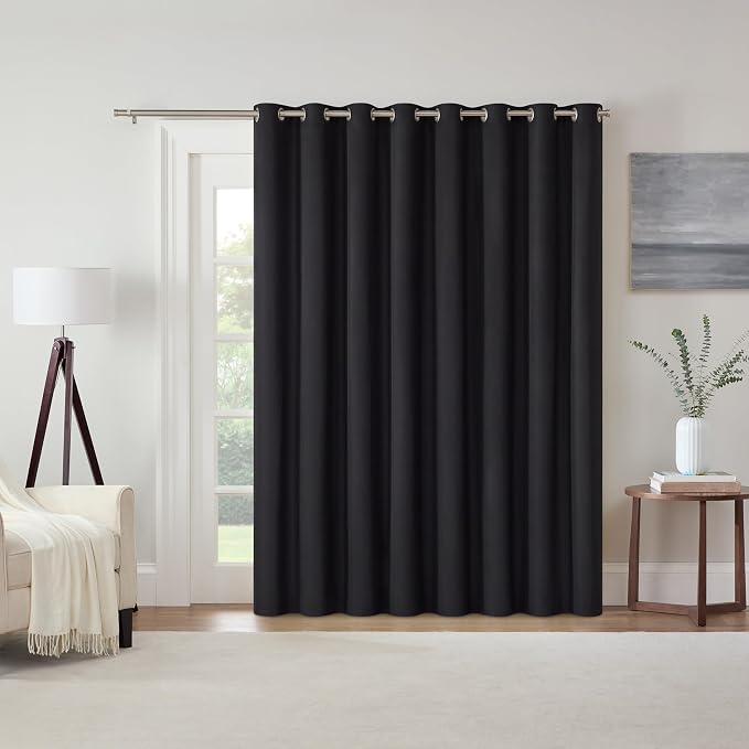 Eclipse Kendall Extra‑Wide Patio Door Curtain by EclipseCurtains