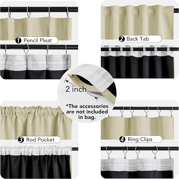 Deconovo Total Blackout Curtains - Image 4