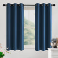 NICETOWN Morrocan Blue Room Darkening Curtains 54 Inches Long 2 Panels by NICETOWN
