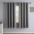 IGEMAEVE Blackout Curtains for Bedroom Grommets Light Grey 35" W x 72" L | by IGEMAEVE