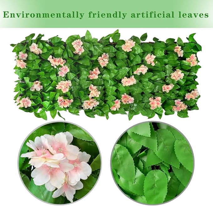 Expandable Faux Ivy Fence Privacy Screen - Image 2