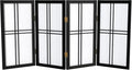 2 ft. Short Desktop Double Cross Shoji Screen by RedLantern