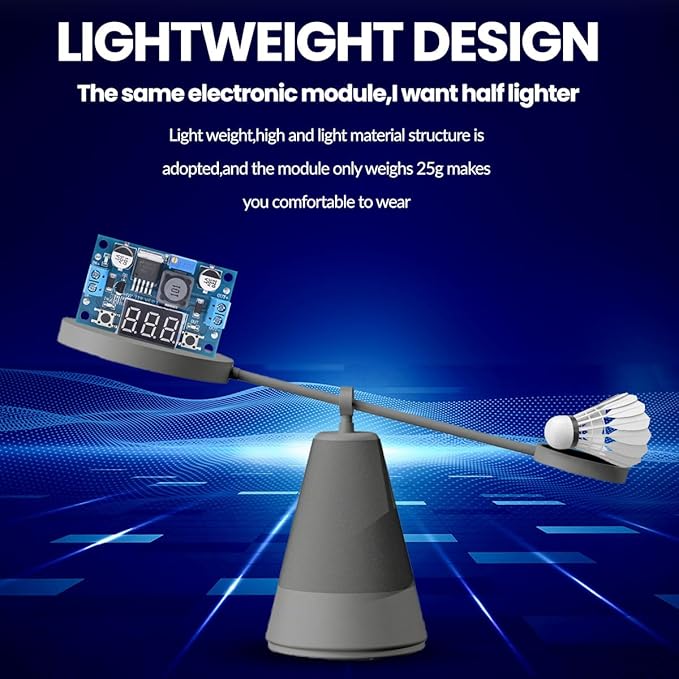 Seloky LM2596 Adjustable DC-DC Step-Down Buck Converter Module with LED Voltmeter Display, Voltage Regulator 4.0-40V Input to 1.25-37V Output Power Supply Module (Pack of 6)