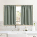 RYB HOME Blackout Curtains French Door Curtain Window Covering Rod Pocket | by RYBHOME