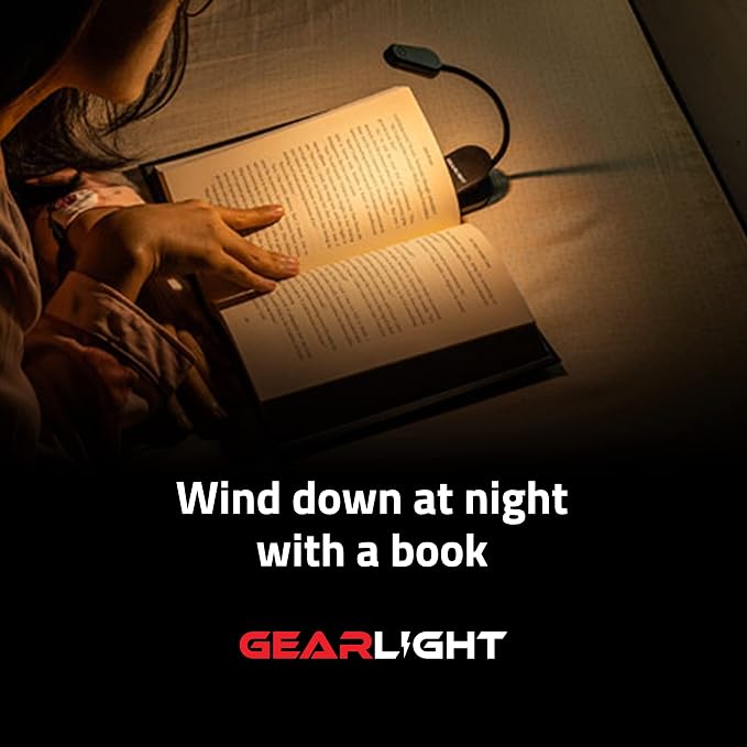 GearLight Rechargeable Book Light - Image 9