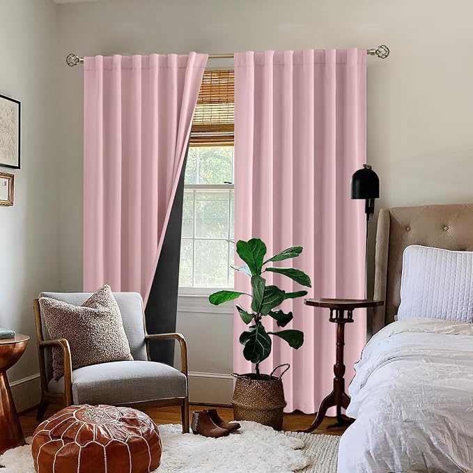 BGment 100% Blackout 80 Inch Curtains - Image 9