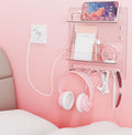 Bedside Shelf for Dorm Bed, Small Room and Nightstand, Wall Mounted Floating by Yieach