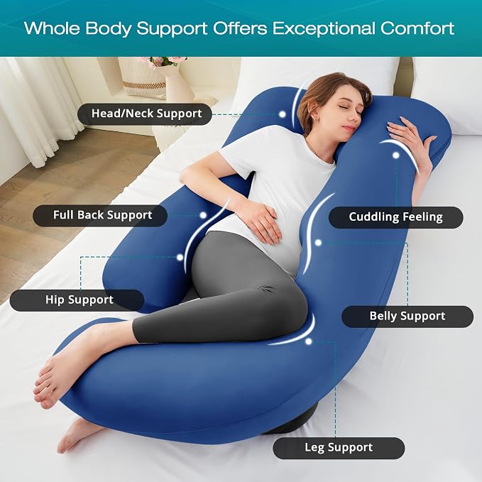 Sasttie Cooling Pregnancy Pillows - Image 2
