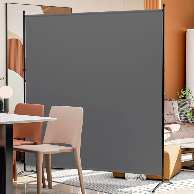 Single Large Room Divider, Folding Privacy Screens by YASRKML