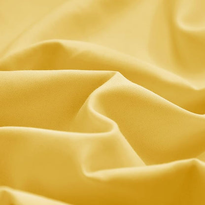 UOZZI BEDDING Yellow 4 Pieces Toddler Bedding Set Ultra Soft and Breathable Toddler Sheet Set - Includes Comforter, Flat Sheet, Fitted Sheet and Pillowcase (Yellow with Gray)