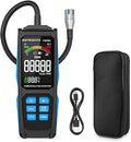 INSTRODOTS Natural Gas Detector, Gas Leak Detector with Audible & Visual Alarm, Rechargeable Gas Sniffer with 11.3-inch Gooseneck, Locating Propane, Natural Gas, Combustible Gas Leak for Home and RV