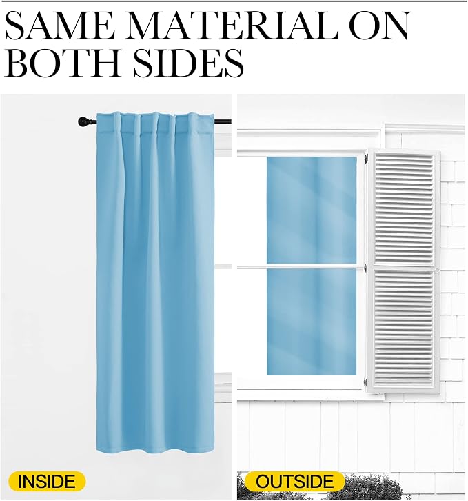 NICETOWN Window Treatment Blackout Curtains and Draperies - Image 6