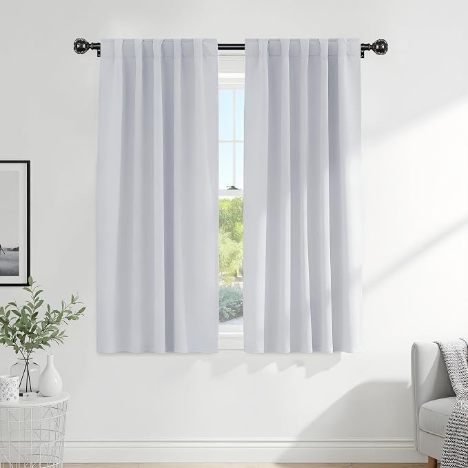 PONY DANCE Blackout Curtains Thermal Insulated Window Treatment Panels Room by PONYDANCE