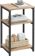VASAGLE Side Table, Small End Table, Tall Nightstand, Steel Frame | by Unknown