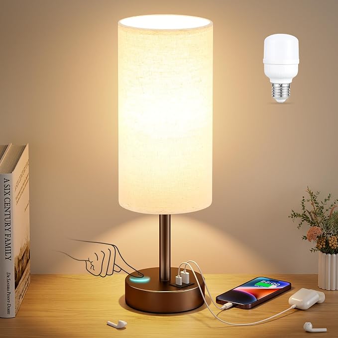 Dicoool Bedside Table Lamp for Bedroom - Image 7