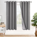 XWZO Total Blackout Curtains 63 Inches Long by XWZO