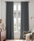 PONY DANCE Extra Long Blackout Curtains 120 inches Long by PONYDANCE