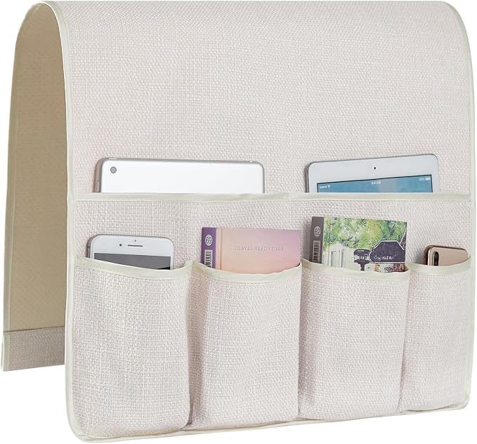 Sofa Armrest Organizer Non-Slip Arm Chair Hanging Caddy Remote Control Holder by FLYILY