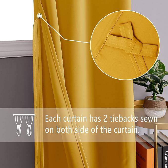 DWCN Blackout Curtains for Bedroom - Image 2
