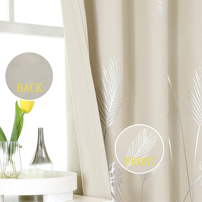 Room Darkening Curtains for Bedroom 108 inch Long - Image 3