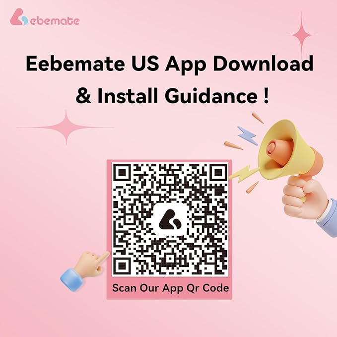 ebemate WiFi Video Baby Monitor with 2 Camera,2.8" Display with 1200Ft Long Range,WiFi On/Off,1080P No Glow Night Vision,2-Way Talk Baby Cam Monitoring EBS28-2