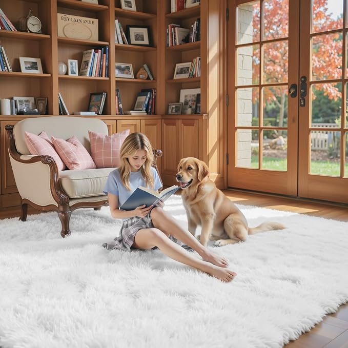 4x6 Area Rugs for Bedroom, Indoor Aesthetic Small Rug for Living Room Bedroom - Image 3