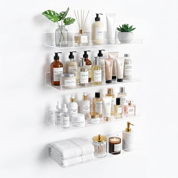 upsimples 15" x 6" Acrylic Shelves by upsimples