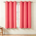 Diraysid Coral Grommet Blackout Curtains by Diraysid%2C+refresh+your+life