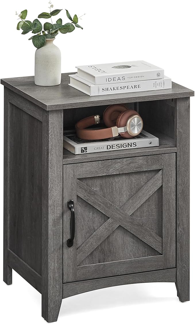 VASAGLE Farmhouse Nightstand by Unknown