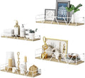 Floating Shelves Set of 4, Wood Wall Shelf, Farmhouse Shelf by Amoot