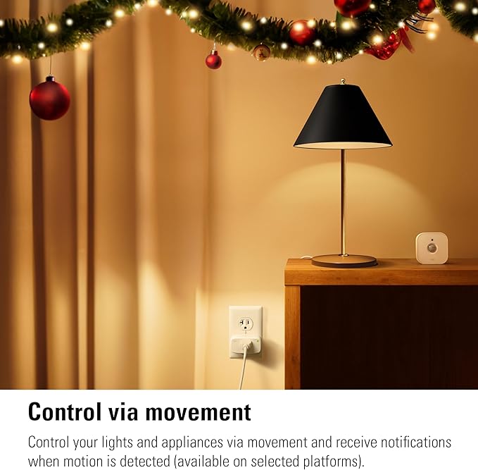 Eve Motion (Matter) - Smart Motion Sensor with Light Sensor, IPX3 Water Resistance, Automatic Activation of Lights and Devices, Thread
