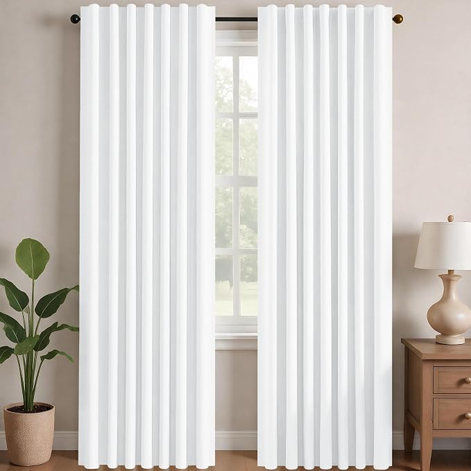 Deconovo Blackout Curtains for Bedroom, Living Room Curtains 84 Inches Long | by Unknown