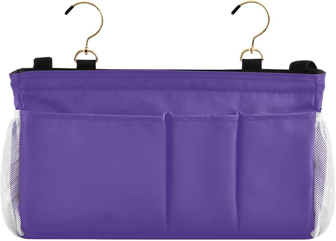 DOMIKING Dark Purple Bedside Caddy - Image 2