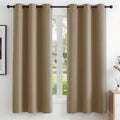 Deconovo Blackout Curtains for Bedroom and Living Room 63 Inches Long | Black by Unknown