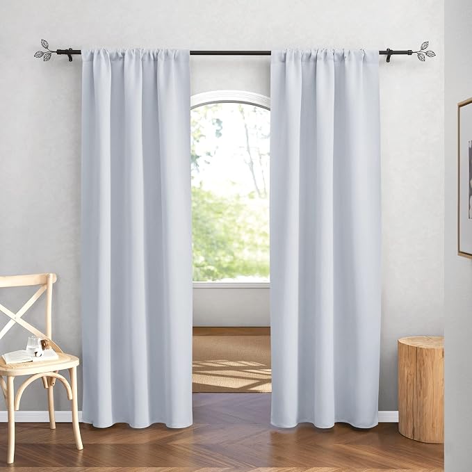 RYB HOME Curtains for Bedroom Living Room Dining Room Office 84 inches Long | by RYBHOME