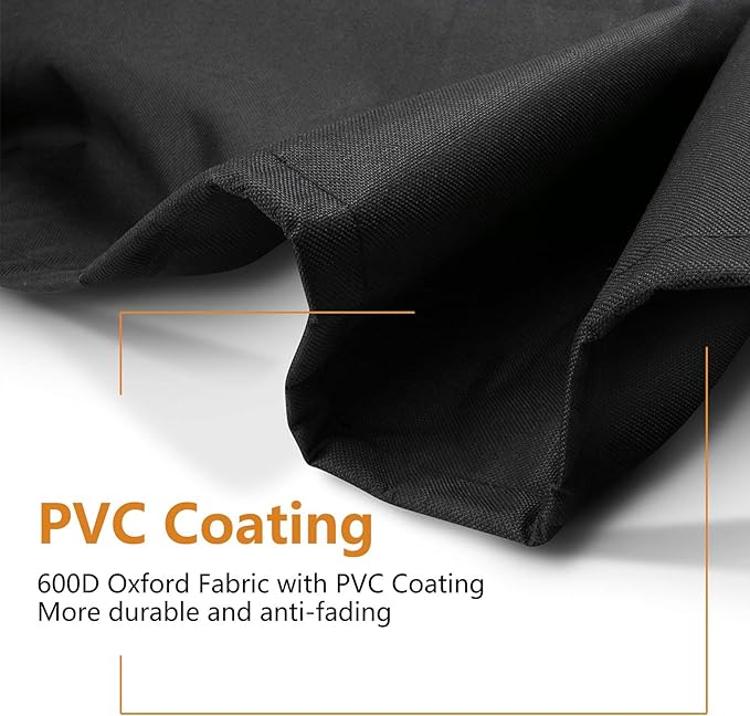 Stanbroil Patio Heater Cover, Full Coverage Outdoor Heater Cover with Zipper and Drawstring for Standing Patio Heater (95'' H x 34" D x 18-1/2" Base)