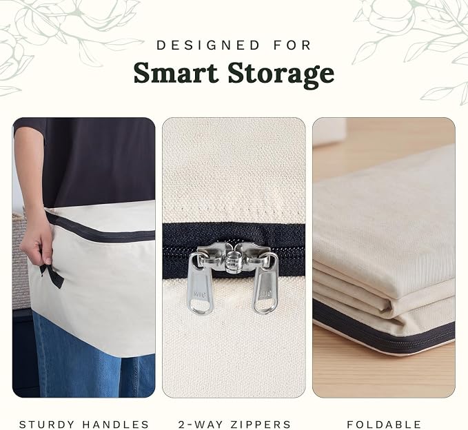 Canvas Storage Bags for Comforters and Blankets - Image 3