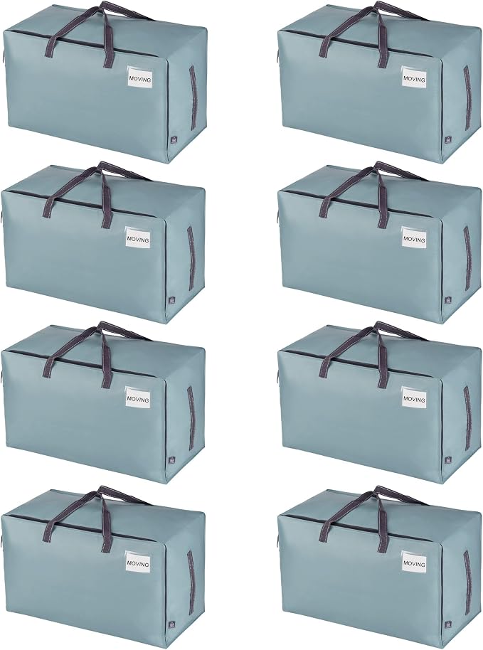 VENO 8 Pack Extra Large Heavy Duty Moving Bags by Veno