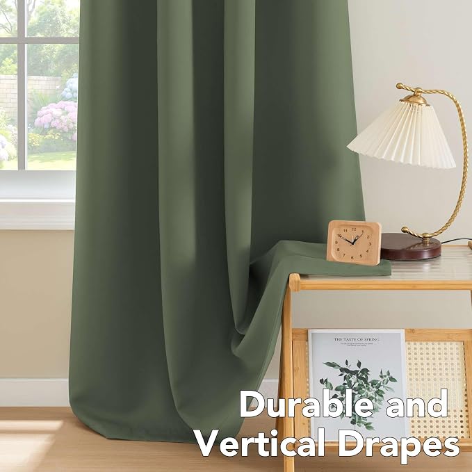 H.VERSAILTEX Window Treatment Blackout Thermal Insulated Room Darkening Solid - Image 8