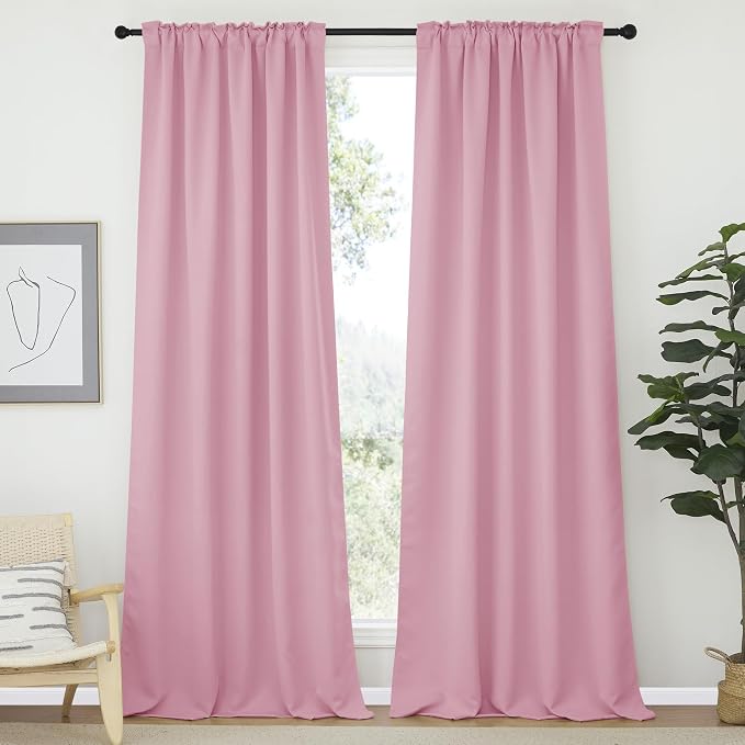 NICETOWN Bedroom Blackout Curtain Panels - Image 2
