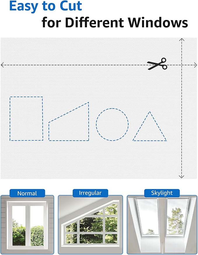 Blackout Curtains Portable 46”x48” No Drill Black Out Window Cover | 100% - Image 4