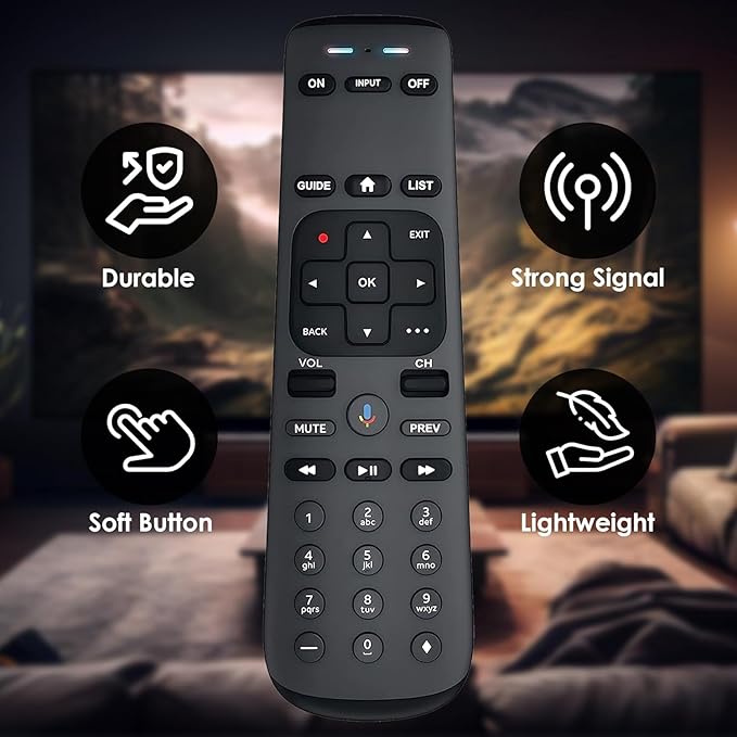DirecTV AT&T TV Now RC82V 2nd Generation Gemini Stream Voice Recognition Replacement Remote Control, Compatible with C71KW-200 & C71KW-400 Osprey Receiver Set-Top Boxes - Requires Compatible Receiver