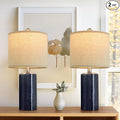 G-SAFAVA 20.25" Small Table Lamps Set of 2 Modern Ceramic Lamps by G-SAFAVA