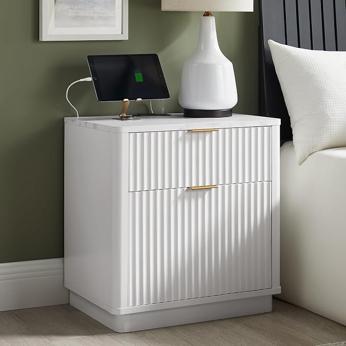 T4TREAM 23'' Fluted Nightstand by T4TREAMFurniture