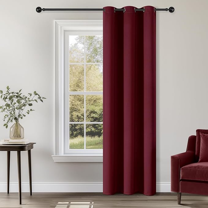 ChrisDowa Blackout Curtains Door Curtain 72 Inches Long Closet Drapes | 42W x by ChrisDowa