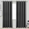 KOUFALL Extra Wide Thermal Soundproof Curtains, 72 x 84 Inch Long Black Out by KOUFALL