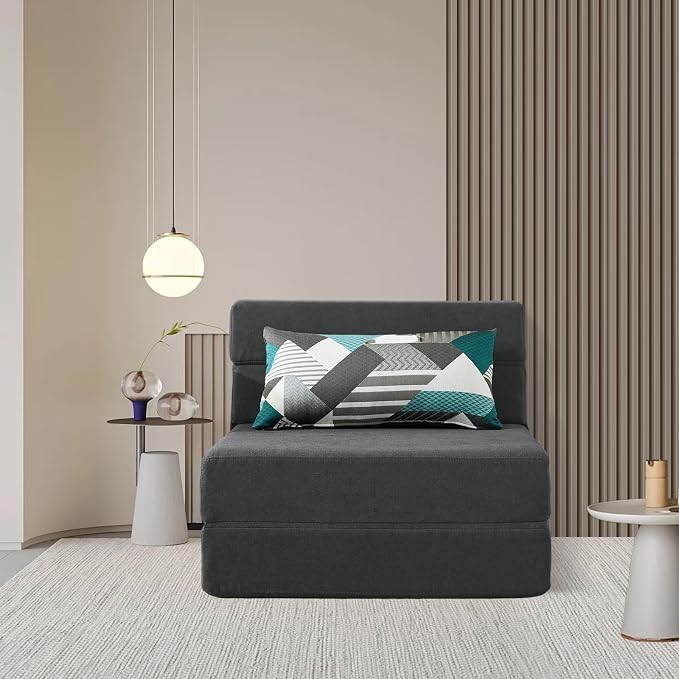 Foling Sofa Bed Convertible Sleeper Chair, Fold Out Chair Bed - Image 4