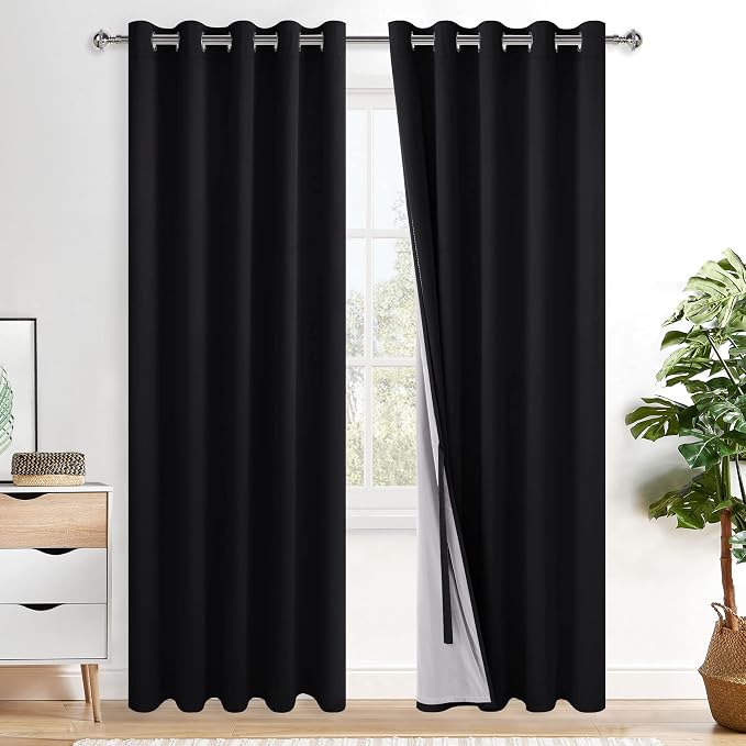 XWZO 100% Blackout Curtains by XWZO