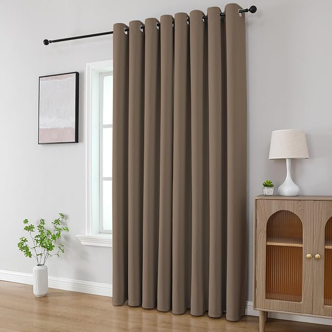 CUCRAF Custom Khaki Blackout Curtains 1 Panel Set, Thermal Insulated Grommet - Image 8